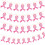 30PCS Customizable Breast Cancers Banners Set With Pre Attached 1