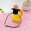 Mini Graduation Caps Headbands 10 Pack Yellow 1