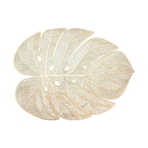 Gold Leaf Vinyl Placemats 46.5x30cm