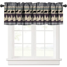Rustic Valance Curtain 54" x 18" Rod Pocket – 1 Piece