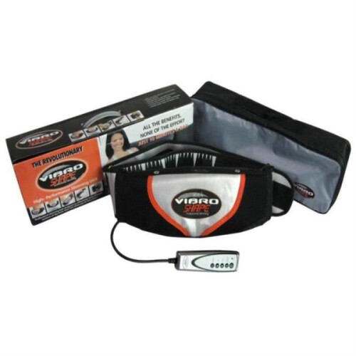 Cinta Modeladora Vibro Shape - Profissional - Vibratória - Aquecida - Preta 1