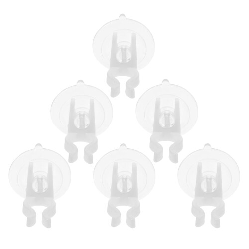 Supports de bougies FRCOLOR avec ventouses (6 pièces)