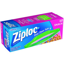 Paquete de 6 bolsas para snacks (40 unidades)