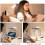 (White) Led Clip-on Reading Lamp Dimmable Eye Protection Table Lamp 26-27s 4