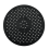 Tapis d'évier rond noir, protecteur de cuisine 1