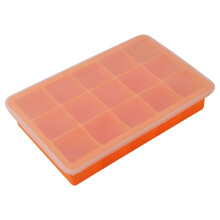 Silicone Ice Tray 15-Cube with Lid