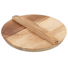 Houten mini-potdeksel 12,5 cm
