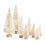 Mini Christmas Tree Set – Sisal Silk, 4 Sizes, 1