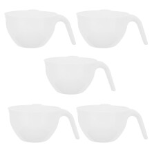 5-teiliges Set tiefer Rührschüsseln mit Griffen, ABS, 15 cm