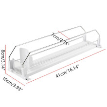 Fridge Drink Organizer with Auto-Pusher – 16 Inch