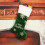 Personalised Needlepoint Christmas Stocking, Green 1