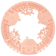Zinc Alloy Square Candle Cover Lid
