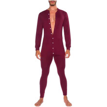 Women's Relaxed Fit Casual Jumpsuit in Red, L