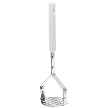 Stainless Steel Potato Masher with Plastic Handle – 1 Pack