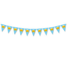Oktoberfest Party Paper Pennants Decoration Traditional-S 4