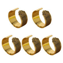 Long Time Use Metal Thimble For Crosses Stitching-Vintage gold