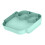 Portable Durable Plastic Tray For Waterfront Meals And-Green 1