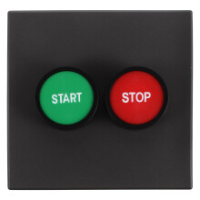 2-Button Wall Mount Start Stop Control Box Plastic for Industrial Use