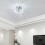 Silver Firework Crystal Chandelier 6-Bulb 60cm 1