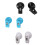 Heavy Duty ABS Plastic Car Clip Holder With-White 4 pack 2