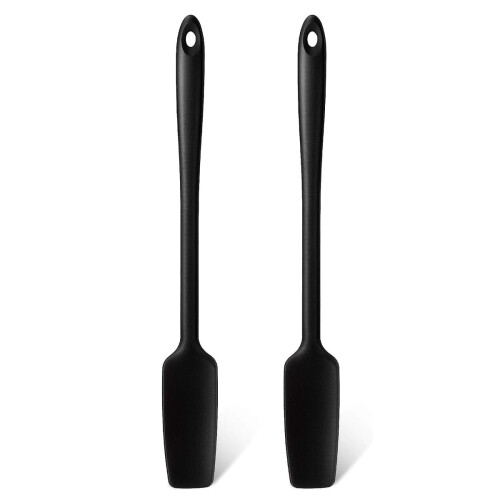 Silicone Jar Spatula, Heat-Resistant & Tilted Handle