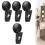Heavy Duty ABS Plastic Car Clip Holder With-White 4 pack 3