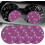 4 Pack Pink Silicone Car Cup Coasters 2.75in 1