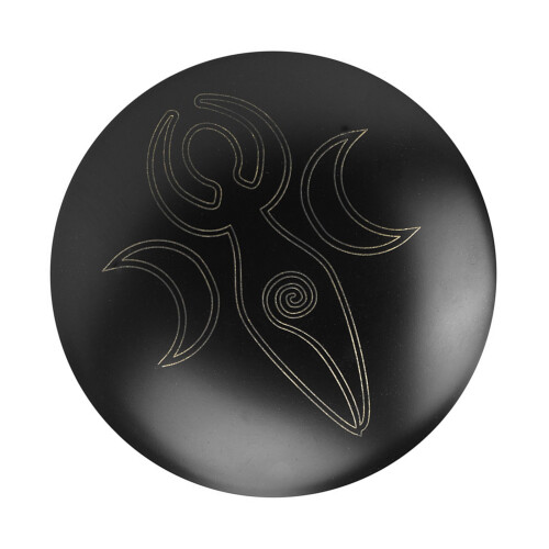 Sturdy Metal Candle Plate With Engraved Designs For Event-TYPE A
