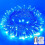 Blue Christmas Lights 100 LED 33ft Battery Operated 1