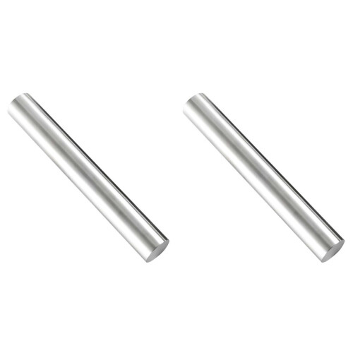 2Pcs Stainless Steel Dumpling Rolling Pins Silver Kitchen Tool