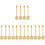 16Pcs Multi-Function Golden Stainless Steel Spoons for Coffee and Cake 1