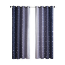 Blackout Curtains Set of 2 94 in Light Blue Gradient