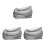3Pièces Couverture Scooter Peva Argent Protection Durable 1