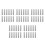 125Pcs Silver Rectangle Blank Tags Metal for Stamping Craft Durable 1
