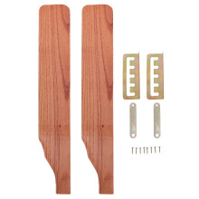 2Pcs Recliner Wood Armrest Replacement Set with Mechanism