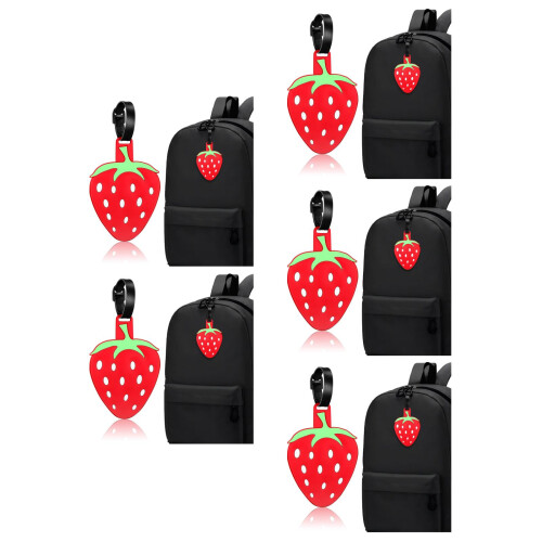 5Pièces Tags Bagage PVC Élégants Accessoires Voyage Utiles