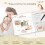 Baby Memory Book – First Year Keepsake Journal with Stickers, Linen Cover 4