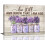 Decoração de parede cristã estilo fazenda lavanda 16x12 polegadas emoldurada 1