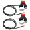 2Pcs Off Road Bike Kill Switch Durable Plastic Alloy Handlebar Switch 1