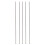 5Pcs Fishing Bait Threading Needles Metal Worm Rigging Tool Silver 1