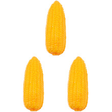 3Pcs Sturdy Yellow Plastic Car Antenna Ornaments Cute Auto Decoration