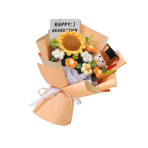 Stylish Crochet Graduation Bouquets Handmade-Oran  graduatio