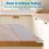 INCREWAY 20 PCS Corner Protector, Shielding Angle, Brass Decorative Edges and Corners, Triangle Carved 4