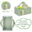 HAGOT Nappy Caddy Large Capacity Foldable Travel Diaper Organizer with 2