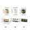 Minimalists Ceramic Condiment Jars Set of 3 With-White BB3 4