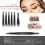 NICEFACE Eyebrow Pencil Gray Double Ended Precision Waterproof Brow(Gray #5) 2