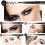 NICEFACE Eyebrow Pencil Gray Double Ended Precision Waterproof Brow(Gray #5) 5