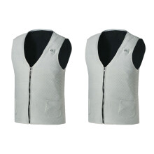 2St Verwarmde Damesvesten Grijs USB Warm En Comfortabel Buiten