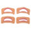 4Pcs Professional Dental Labial Inspection Tools for Prosthetic Setup 1