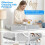 Anti-Roll Baby Changing Mat, 80 * 40 CM Nappy Changing Mat with 2